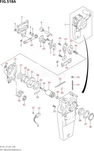 17501Z-680001 (2006) 175hp E01-Gen. Export 1 (DF175ZK6) DF175Z drawing OPT:CONCEALED REMOCON (2)