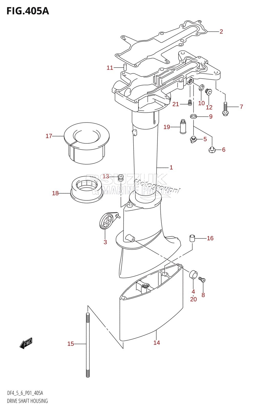 DRIVE SHAFT HOUSING