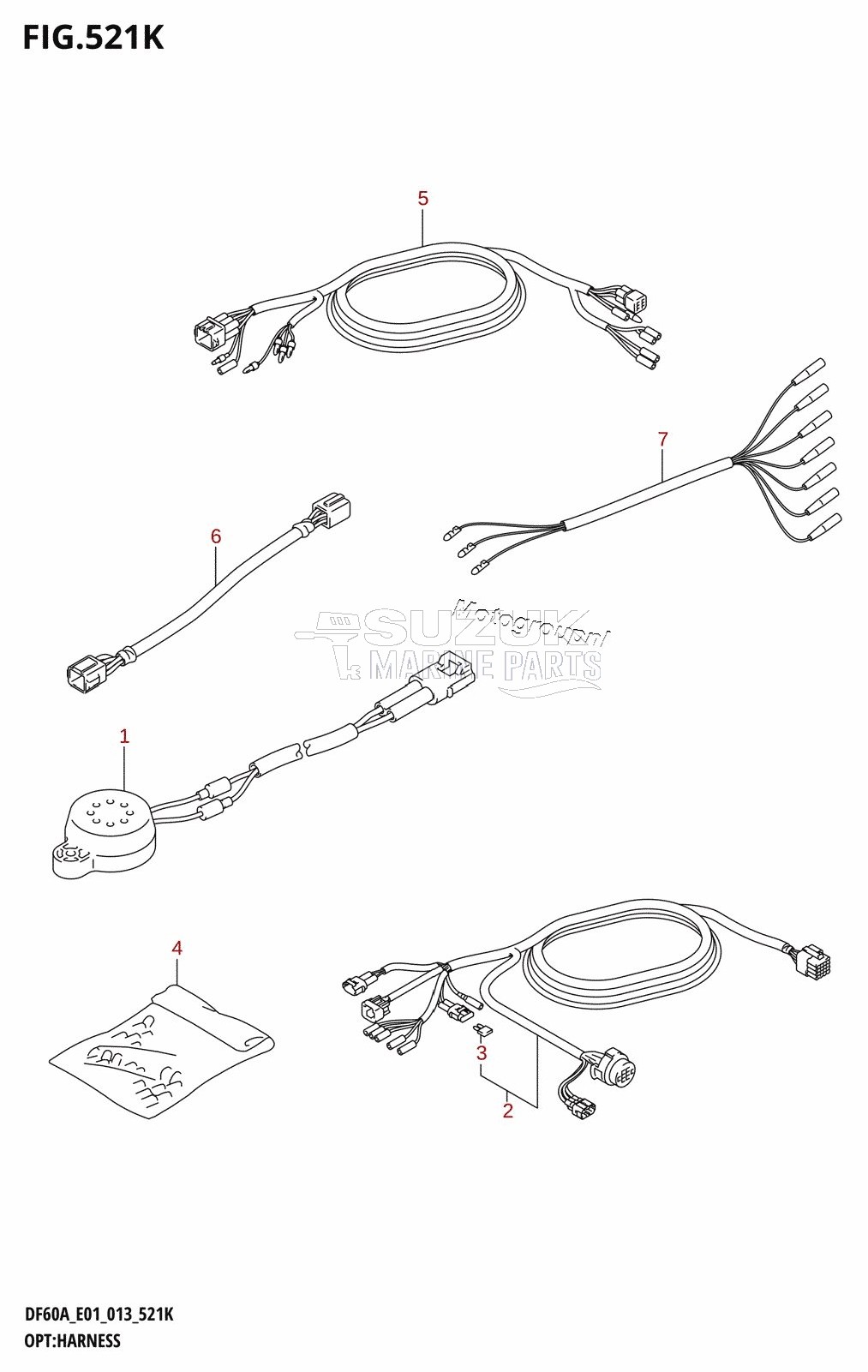 OPT:HARNESS (DF60AQH:E40)