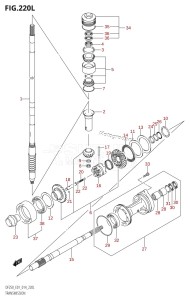 DF225Z From 22503Z-410001 (E01 E40)  2014 drawing TRANSMISSION (DF250Z:E01)