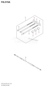 DF25A From 02504F-040001 (P03)  2020 drawing OPT:REMOCON CABLE