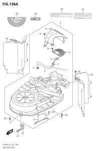 DF300A From 30002P-510001 (E01 E40)  2015 drawing RING GEAR COVER (DF300A:E01)