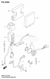 DF40A From 04003F-040001 (E01 E11)  2020 drawing PTT SWITCH /​ ENGINE CONTROL UNIT ((DF40A,DF40ATH,DF40AST,DF50A,DF50ATH,DF60A,DF60ATH,DF50AVT,DF60AVT,DF40ASVT,DF50AVTH,DF60AVTH):(020,021,022))