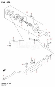 DF9.9A From 00994F-410001 (P01)  2014 drawing FUEL PUMP