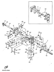 9-9F drawing FRONT-FAIRING-BRACKET