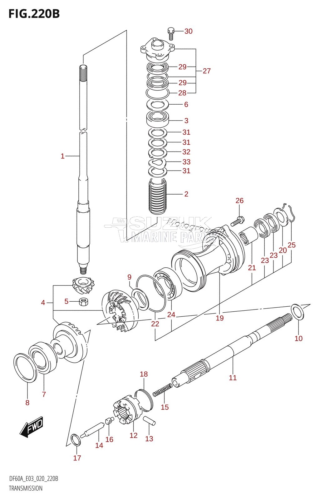 TRANSMISSION (DF50AVT,DF60AVT)