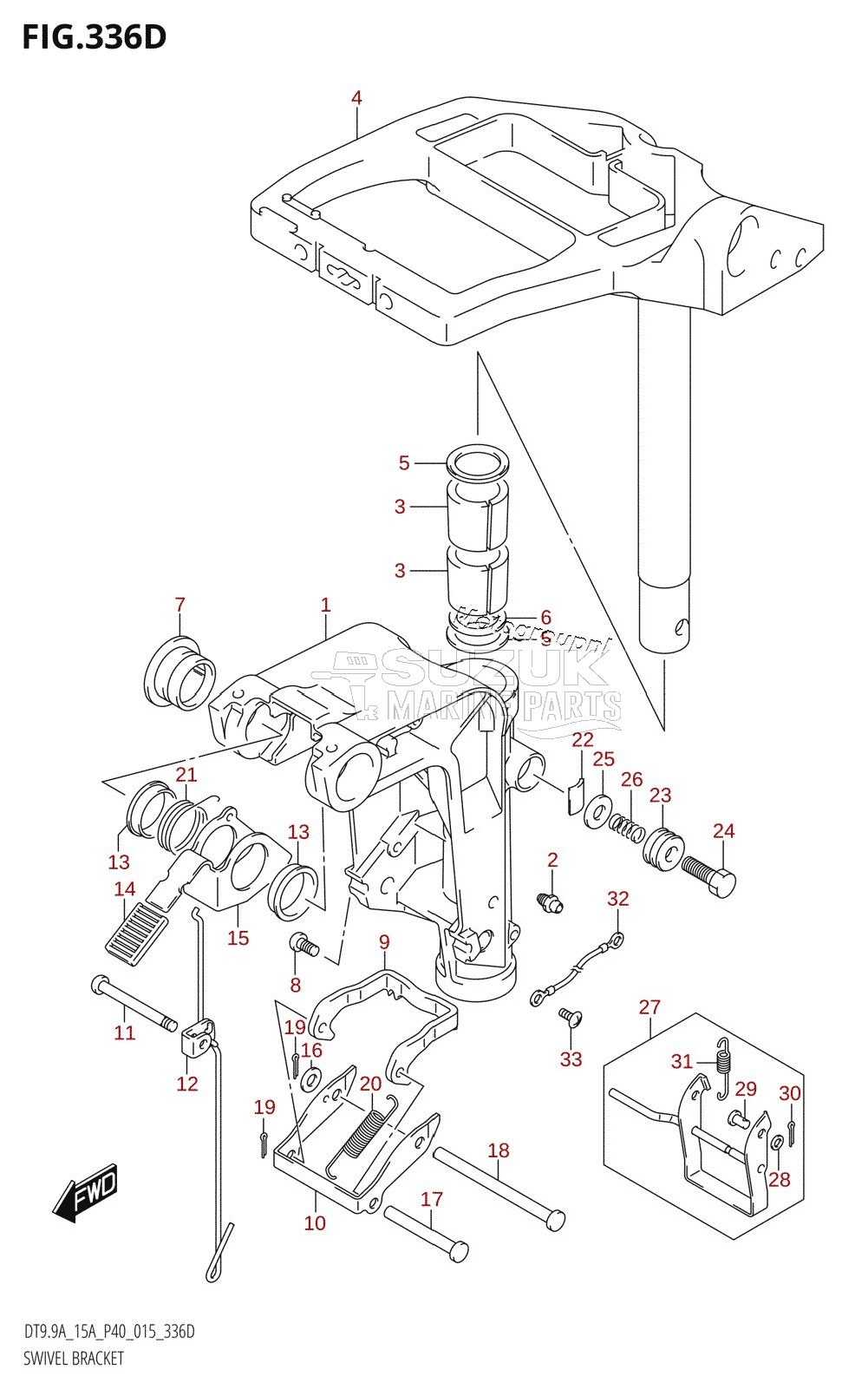 SWIVEL BRACKET (DT9.9AK:P36)