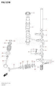 DF9.9A From 00994F-710001 (P03)  2017 drawing CAMSHAFT (DF8AR:P03)