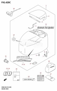 DF60A From 06003F-410001 (E03)  2014 drawing ENGINE COVER (DF60A)