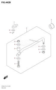 DF80A From 08002F-510001 (E01 E40)  2015 drawing DRAG LINK (DF70A:E40)