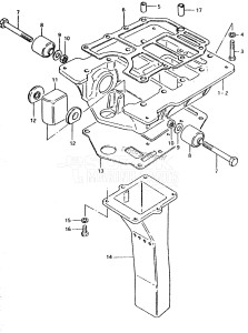 DT85 From 8501-100000 ()  1988 drawing ENGINE HOLDER