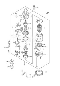 DF 225 drawing Starting Motor