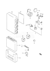 DF 40 drawing Engine Control Unit