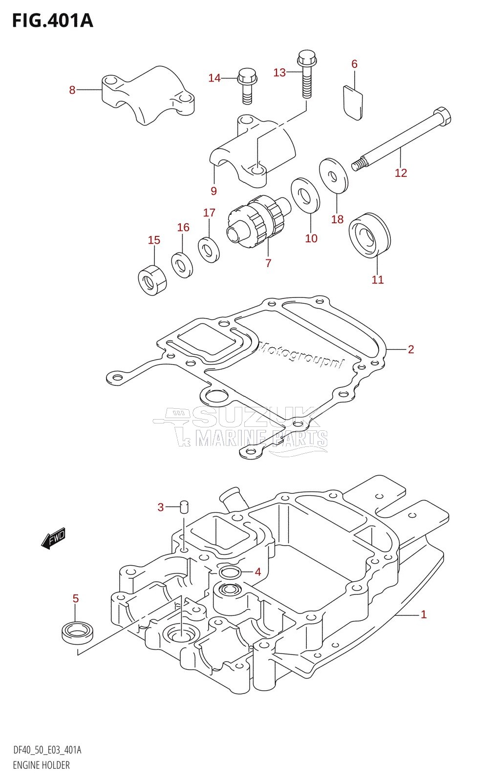 ENGINE HOLDER