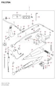 DF9.9 From 00992F-780001 (P01)  2007 drawing OPT:TILLER HANDLE (K4)