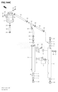 09001F-780001 (2007) 90hp E01-Gen. Export 1 (DF90TK7) DF90 drawing FUEL INJECTOR (DF115WT,DF115WZ)