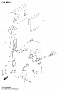 DF50A From 05003F-510001 (E01)  2015 drawing PTT SWITCH /​ ENGINE CONTROL UNIT (DF50AVTH:E01)