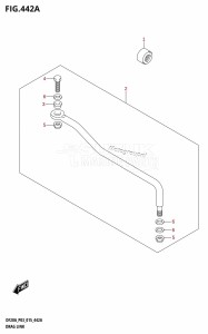 DF20A From 02002F-510001 (P03)  2015 drawing DRAG LINK (DF9.9BR:P03)