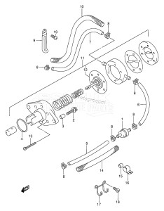 DF9.9 From 00991 F-751001 ()  1997 drawing FUEL FILTER