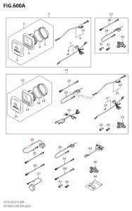 DF225Z From 22503Z-610001 (E03)  2016 drawing OPT:MULTI FUNCTION GAUGE