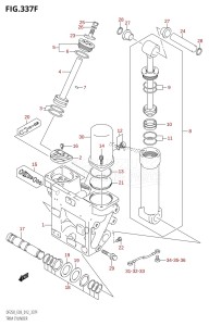 DF200 From 20002F-210001 (E03)  2012 drawing TRIM CYLINDER (DF250Z:E03:(X-TRANSOM,XX-TRANSOM))