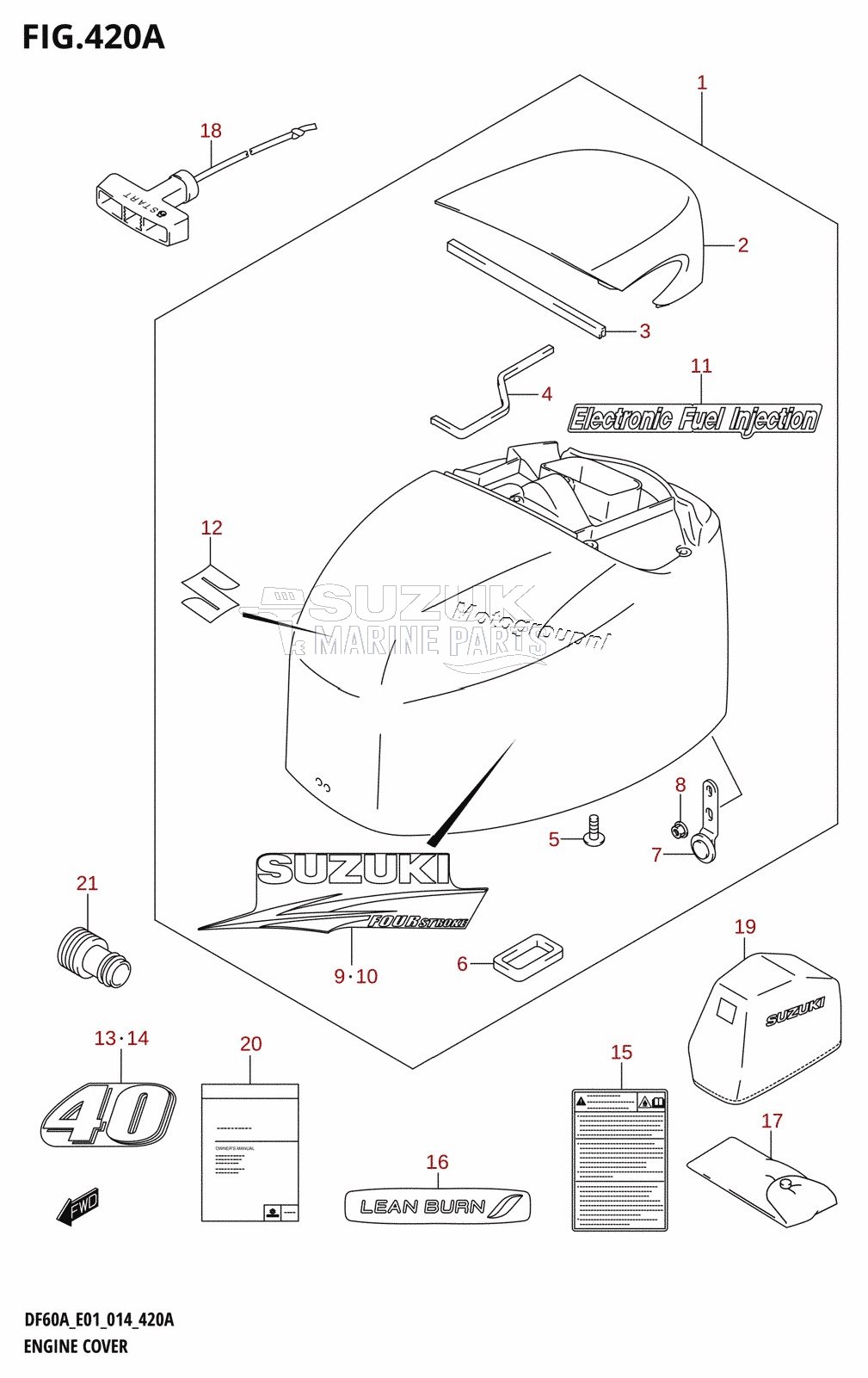 ENGINE COVER (DF40A:E01)