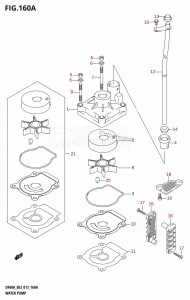 DF60A From 06002F-310001 (E03)  2013 drawing WATER PUMP