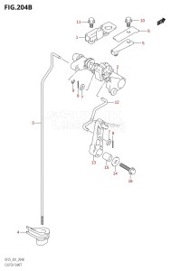 DF25 From 02503F-010001 (E01)  2010 drawing CLUTCH SHAFT (DF20R,DF25R)