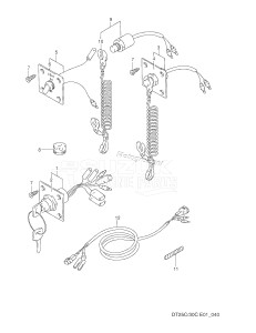 DT30C From 03003-801001 ()  1988 drawing OPT:PANEL SWITCH