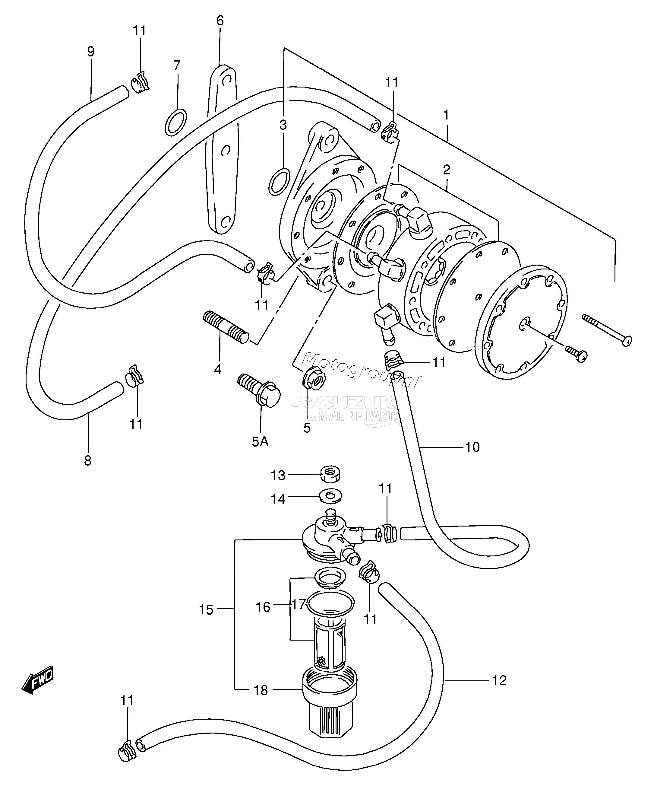 FUEL PUMP (MODEL:86~94)