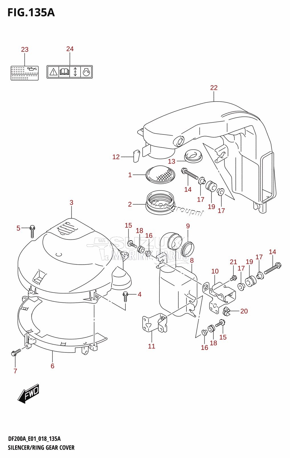 SILENCER /​ RING GEAR COVER