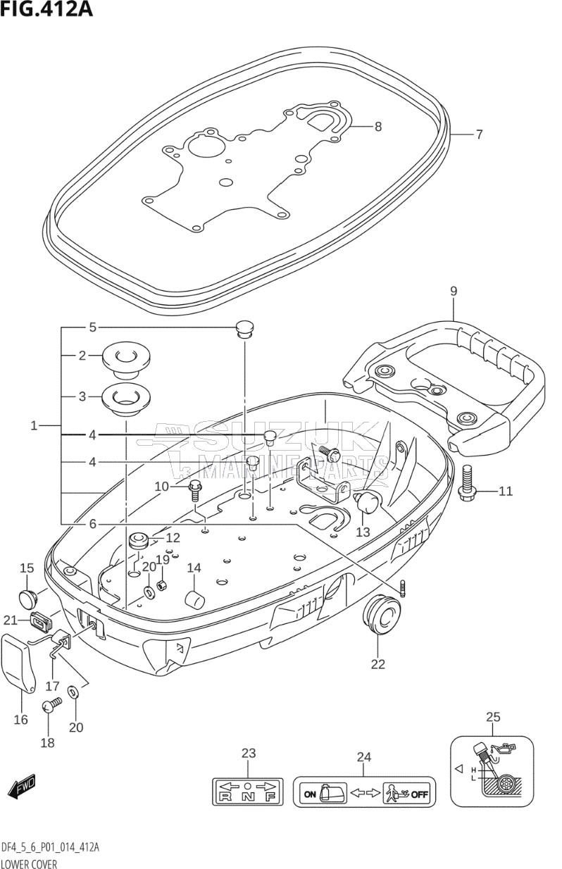 LOWER COVER (DF4:P01)