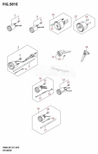 DF50A From 05003F-710001 (E01)  2017 drawing OPT:METER (DF50A:E01)