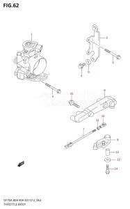 09003F-210001 (2012) 90hp E01 E40-Gen. Export 1 - Costa Rica (DF90A  DF90AT / DF90ATH  DF90ATH) DF90A drawing THROTTLE BODY (DF70ATH E01)