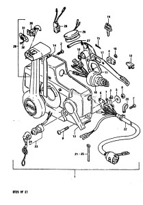 DT25 From 02503-405316-407354 ()  1984 drawing OPTIONAL : REMOTE CONTROL