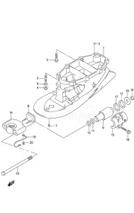 Outboard DF 250 drawing Drive Shaft Housing (DF 250S)