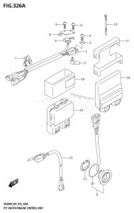 DF200AZ From 20003Z-610001 (E03)  2016 drawing PTT SWITCH /​ ENGINE CONTROL UNIT