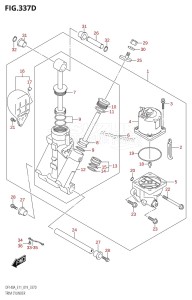 DF115A From 11503F-910001 (E11 E40)  2019 drawing TRIM CYLINDER (DF140AT:E40,DF140AZ:E40)