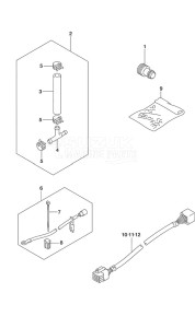 DF 175 drawing Harness (1) (Model: TG/ZG)