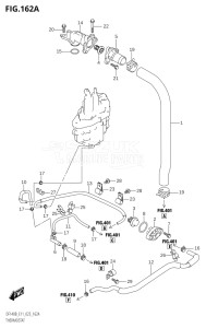 11506Z-340001 (2023) 115hp E11 E40-Gen. Export 1-and 2 (DF115BZ) DF115BZ drawing THERMOSTAT (022)