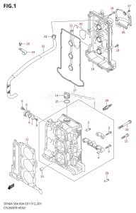 DF40A From 04004F-210001 (E34-Italy)  2012 drawing CYLINDER HEAD