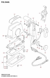 DF60A From 06003F-410001 (E03)  2014 drawing OPT:REMOTE CONTROL ASSY SINGLE (1)