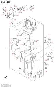 DF70 From 07001F-251001 (E03)  2002 drawing FUEL VAPOR SEPARATOR (K1,K2,K3,K4,K5,K6,K7,K8,K9)