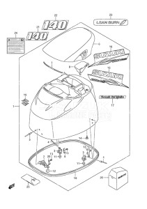 Outboard DF 140A drawing Engine Cover