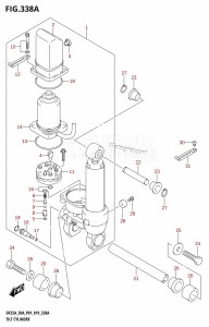 DF25A From 02504F-810001 (P01)  2018 drawing TILT CYLINDER (DF25AT,DF25ATH,DF30AT,DF30ATH)