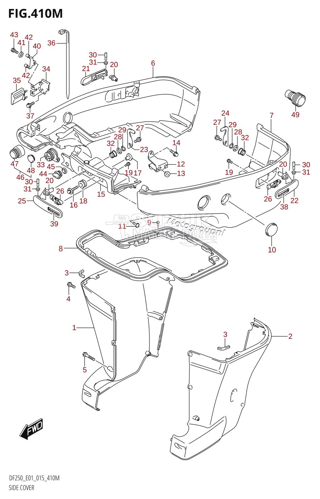 SIDE COVER (DF250Z:E40:(X-TRANSOM,XX-TRANSOM))