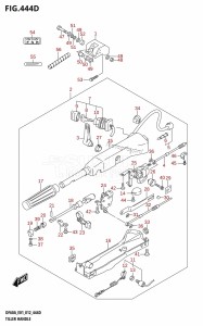 DF50A From 05003F-210001 (E01)  2012 drawing TILLER HANDLE (DF60AQH:E40)