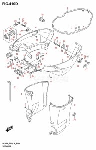 DF200A From 20003F-610001 (E03 E40)  2016 drawing SIDE COVER (DF200AZ:E40)