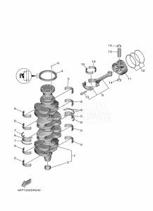 F100FETX drawing CRANKSHAFT--PISTON