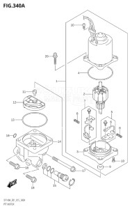 10003F-510001 (2005) 100hp E01-Gen. Export 1 (DF100AT) DF100A drawing PTT MOTOR (DF100AT:E01)